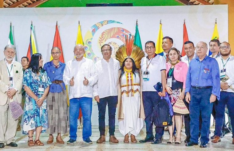 Lula propõe criação de Parlamento Amazônico, durante evento em Letícia
