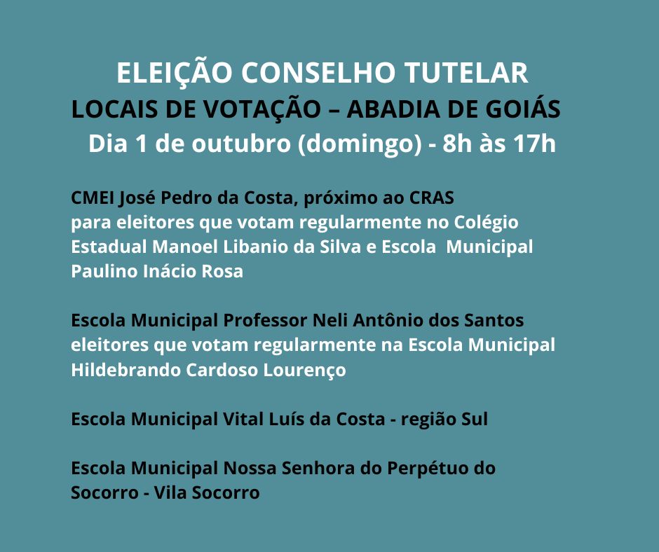 Saiba como votar na eleição para conselhos tutelares no domingo