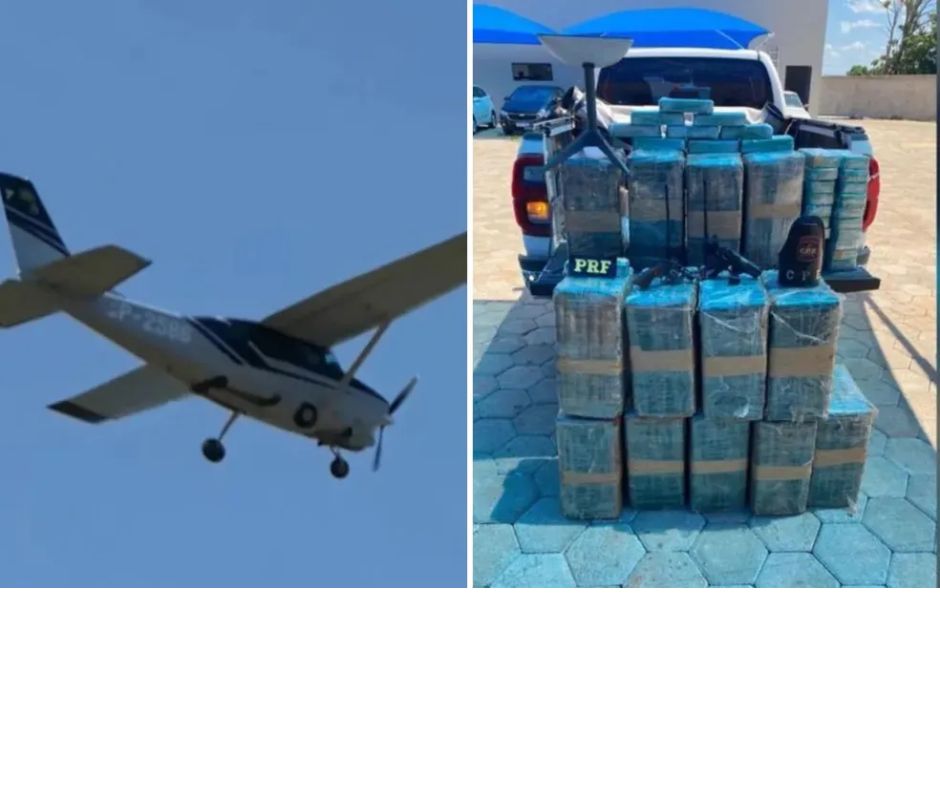 Avião com 400 kg de cocaína invade pista da fazenda de Leonardo e dois morrem em confronto com a polícia